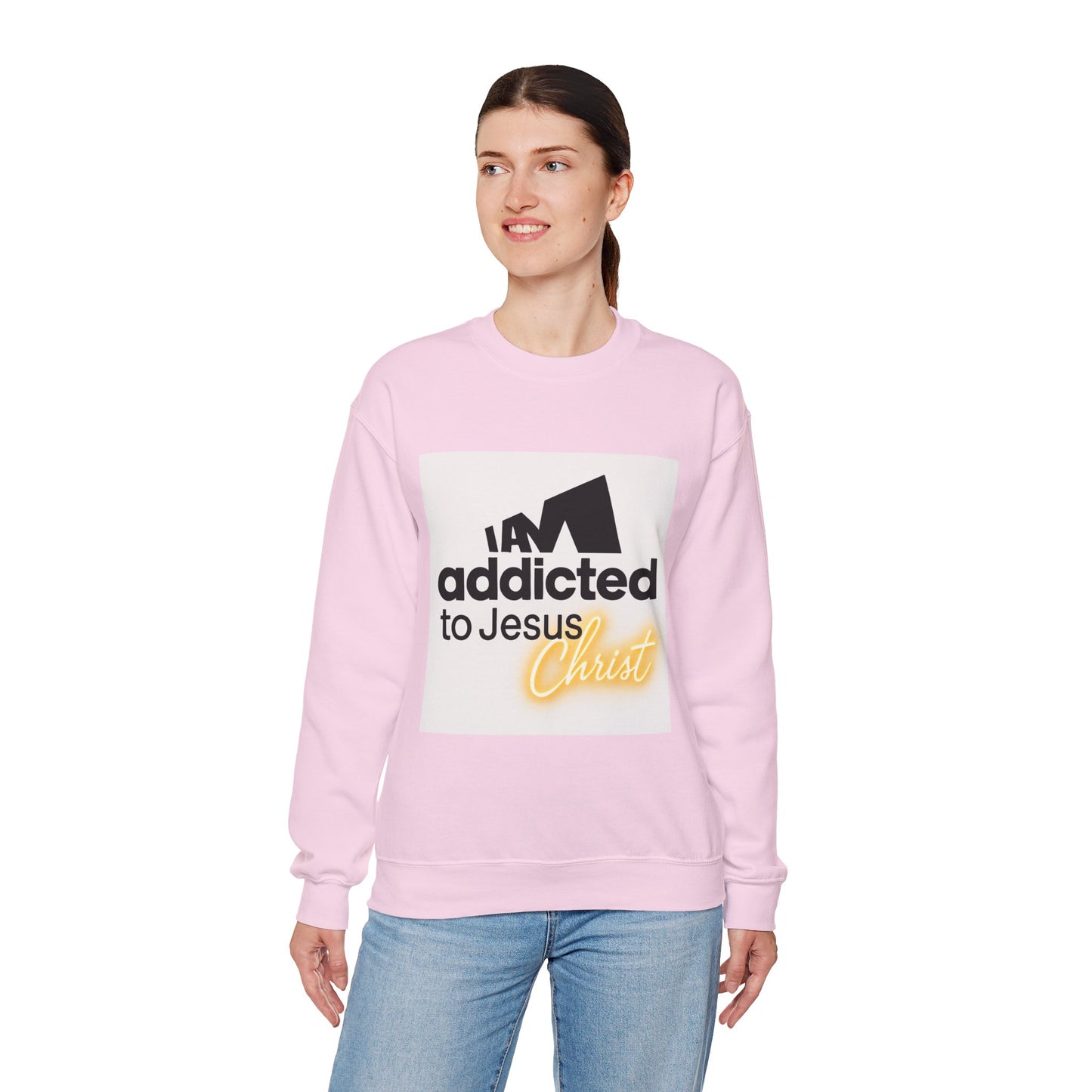 Addicted to Jesus Christ Crewneck Sweatshirt — "The Word of God Can Not Fail" Christian Pullover