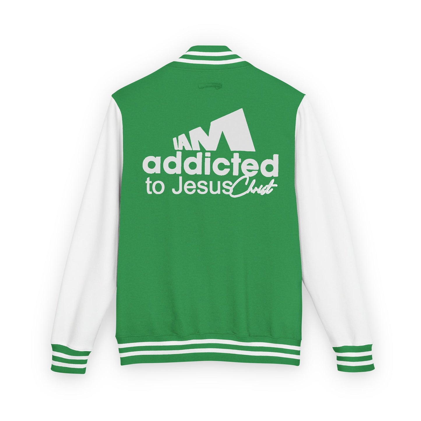 Letterman Jacket — "Addicted to Jesus" Christian Varsity Jacket