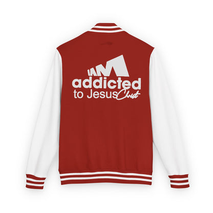 Letterman Jacket — "Addicted to Jesus" Christian Varsity Jacket