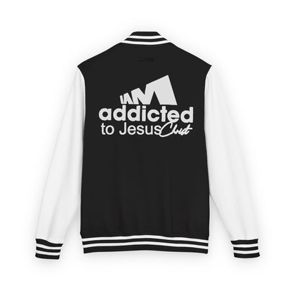 Letterman Jacket — "Addicted to Jesus" Christian Varsity Jacket