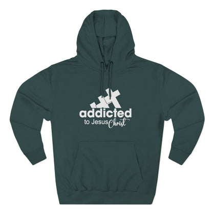 Christian Fleece Hoodie  "Addicted to Jesus Christ" Front & "The Word of God Cannot Fail" Back