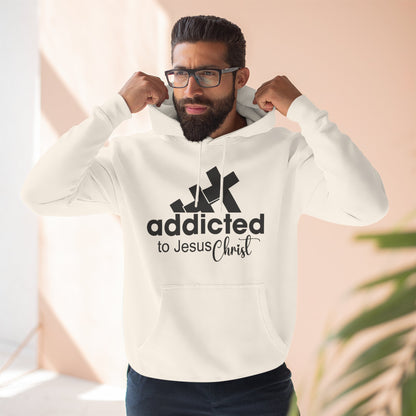 Addicted to Chill Hoodie  Minimal Three-Panel Fleece Pullover