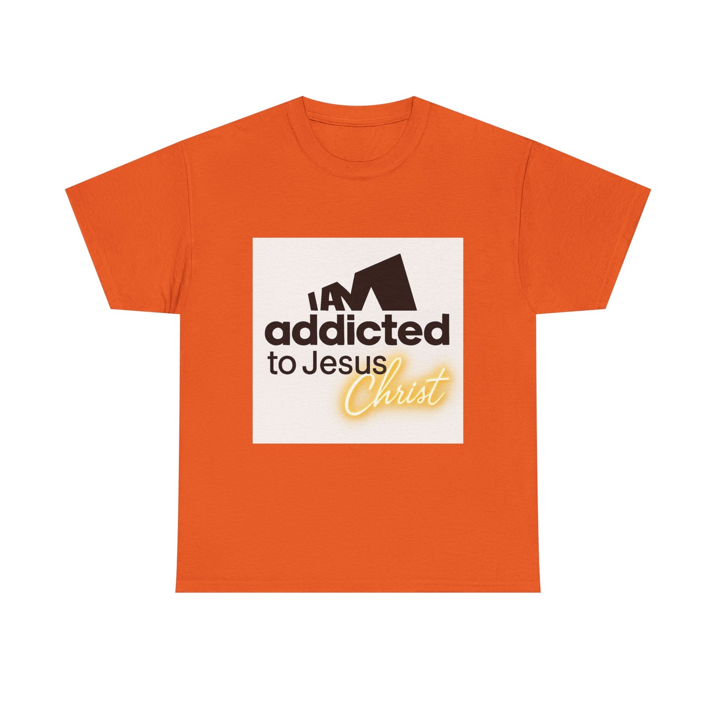 Faith T-Shirt - "Addicted to Jesus Christ" Graphic Tee