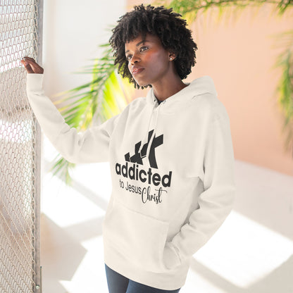Addicted to Chill Hoodie  Minimal Three-Panel Fleece Pullover