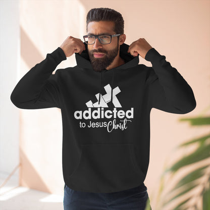Addicted to Chill Hoodie  Minimal Three-Panel Fleece Pullover