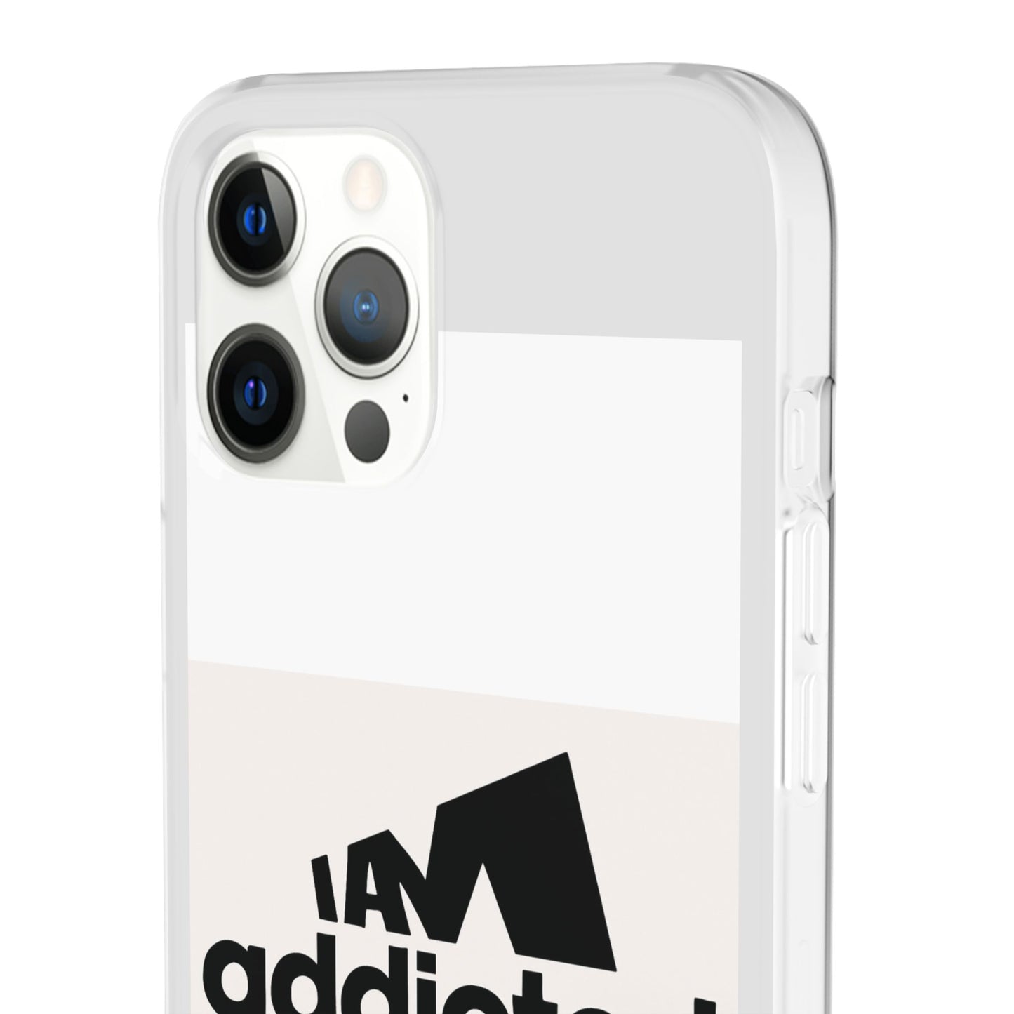 Phone Case — "I Am Addicted to Jesus Christ" Clear Protective Case