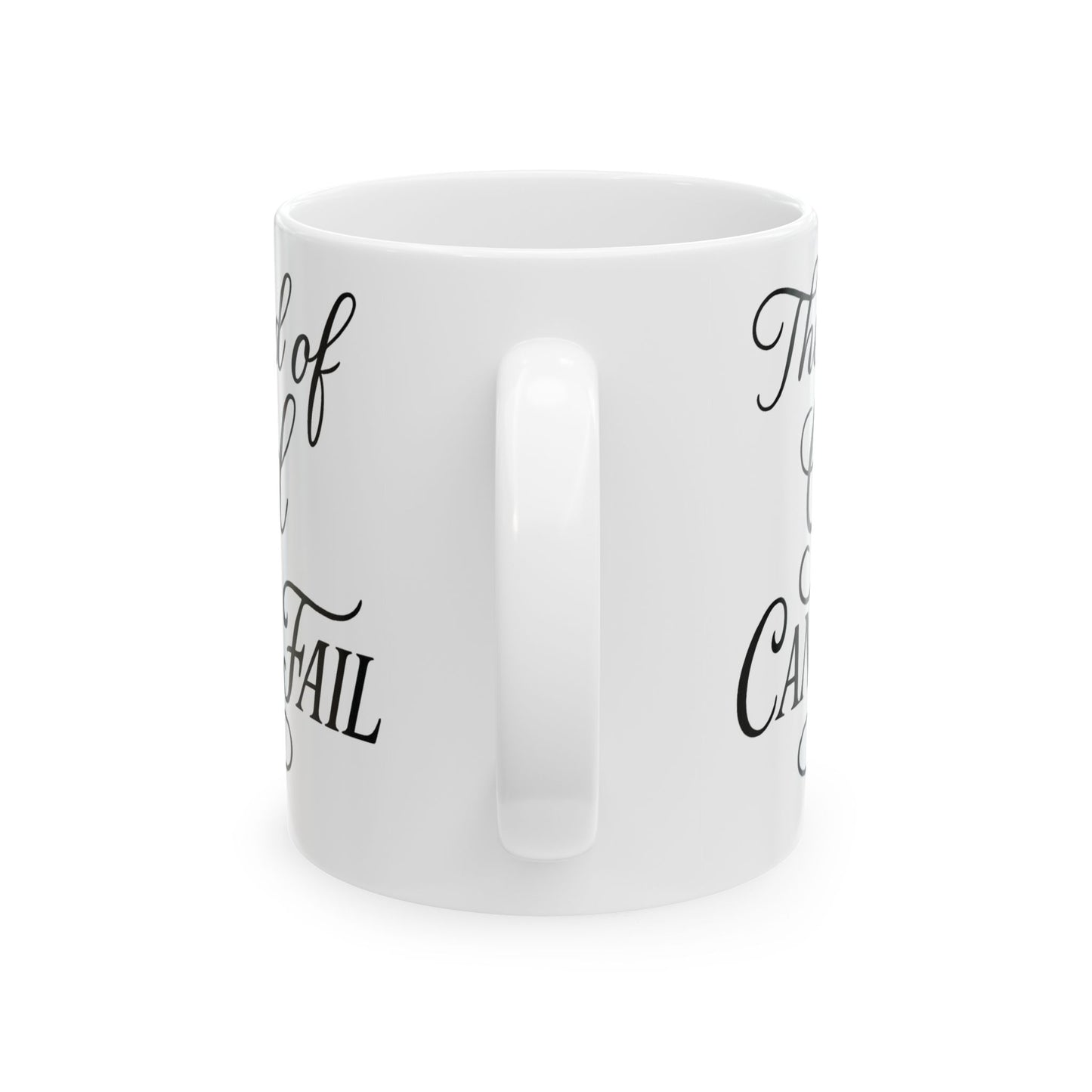 Inspirational Scripture Ceramic Mug – “The Word of God Cannot Fail” (11oz/15oz)