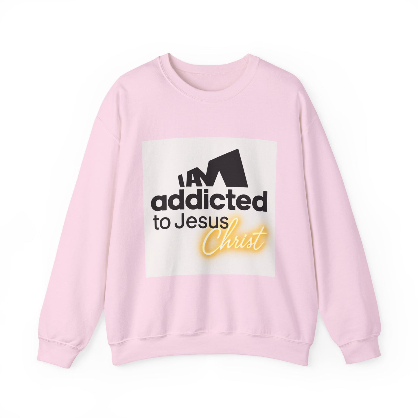 Addicted to Jesus Christ Crewneck Sweatshirt — "The Word of God Can Not Fail" Christian Pullover