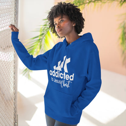 Addicted to Chill Hoodie  Minimal Three-Panel Fleece Pullover