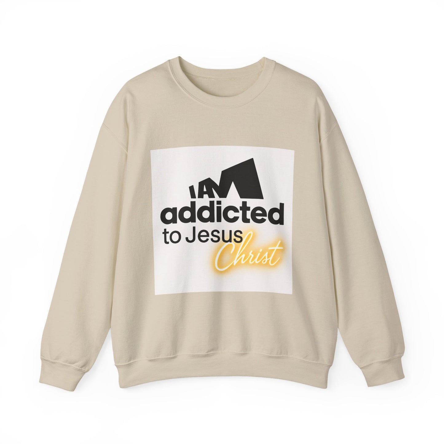 Addicted to Jesus Christ Crewneck Sweatshirt — "The Word of God Can Not Fail" Christian Pullover