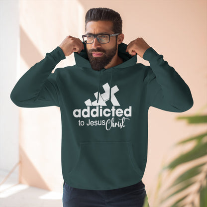 Addicted to Chill Hoodie  Minimal Three-Panel Fleece Pullover