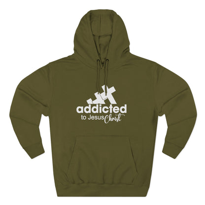 Christian Fleece Hoodie  "Addicted to Jesus Christ" Front & "The Word of God Cannot Fail" Back