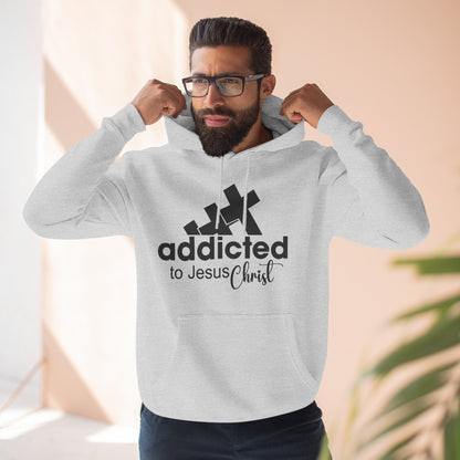 Addicted to Chill Hoodie  Minimal Three-Panel Fleece Pullover