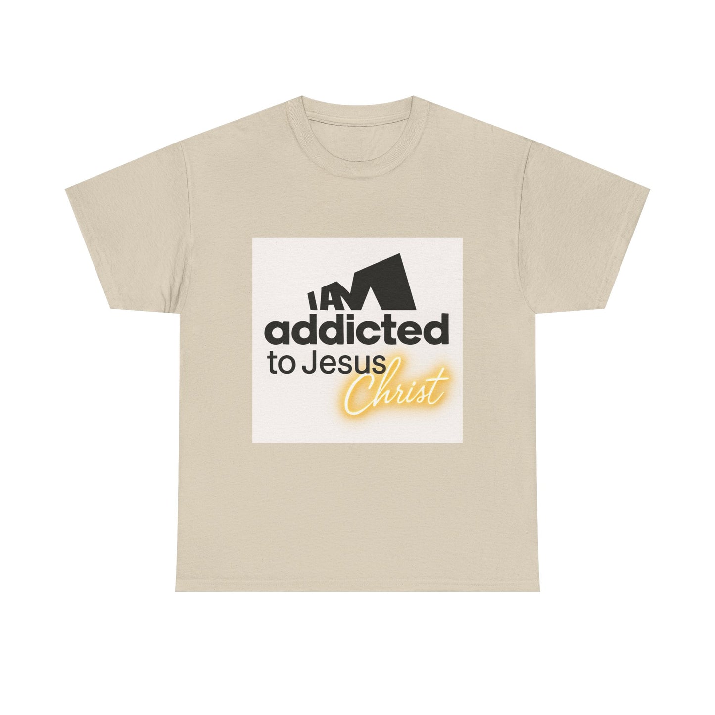 Faith T-Shirt - "Addicted to Jesus Christ" Graphic Tee