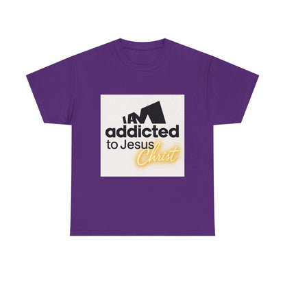 Faith T-Shirt - "Addicted to Jesus Christ" Graphic Tee