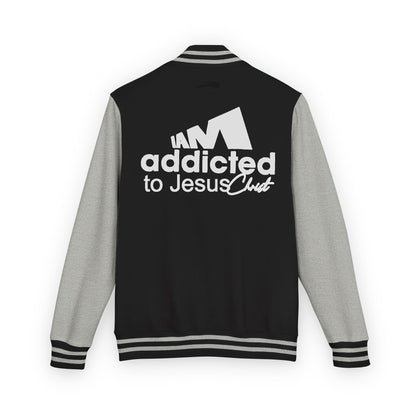 Letterman Jacket — "Addicted to Jesus" Christian Varsity Jacket