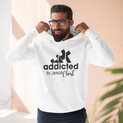 Addicted to Chill Hoodie  Minimal Three-Panel Fleece Pullover