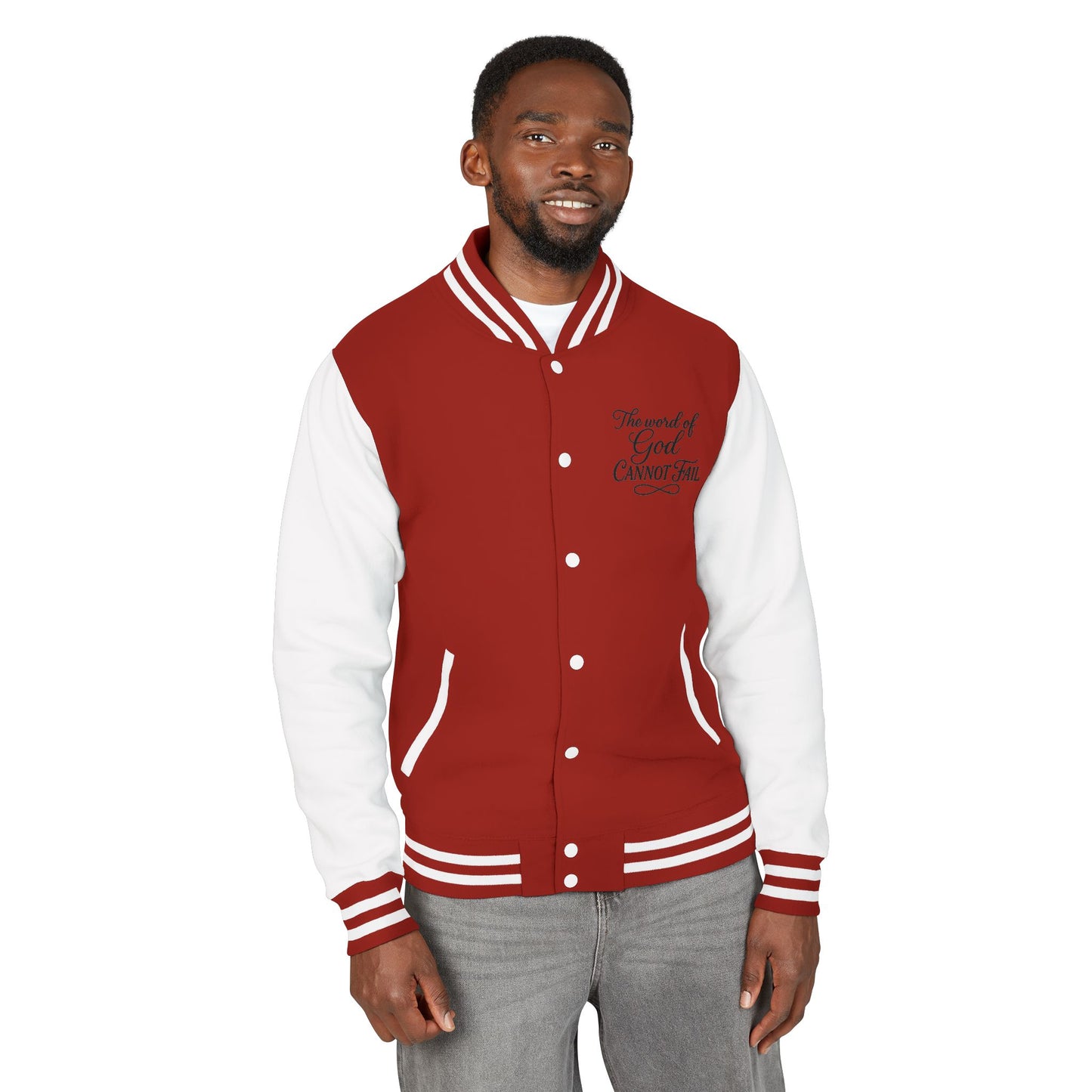 Letterman Jacket — "Addicted to Jesus" Christian Varsity Jacket