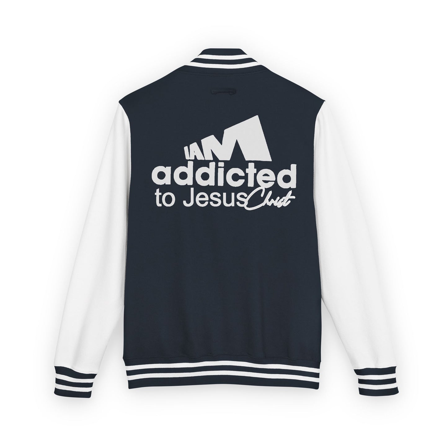 Letterman Jacket — "Addicted to Jesus" Christian Varsity Jacket