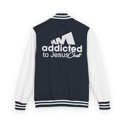 Letterman Jacket — "Addicted to Jesus" Christian Varsity Jacket