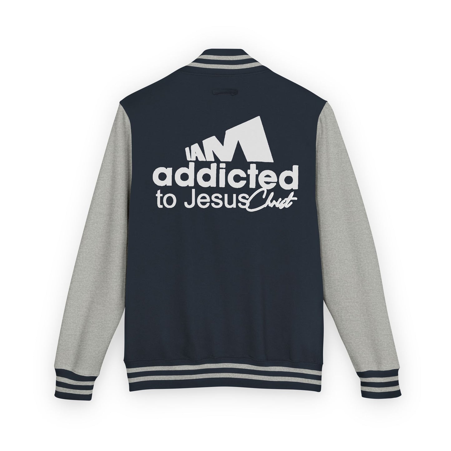 Letterman Jacket — "Addicted to Jesus" Christian Varsity Jacket