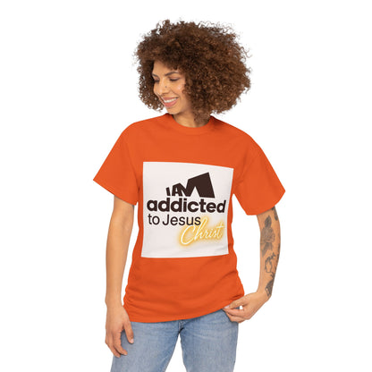 Faith T-Shirt - "Addicted to Jesus Christ" Graphic Tee