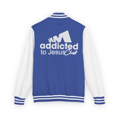 Letterman Jacket — "Addicted to Jesus" Christian Varsity Jacket