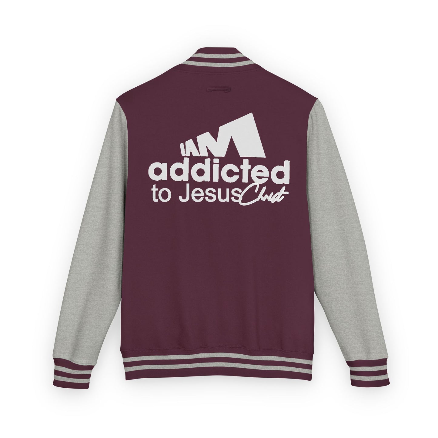 Letterman Jacket — "Addicted to Jesus" Christian Varsity Jacket