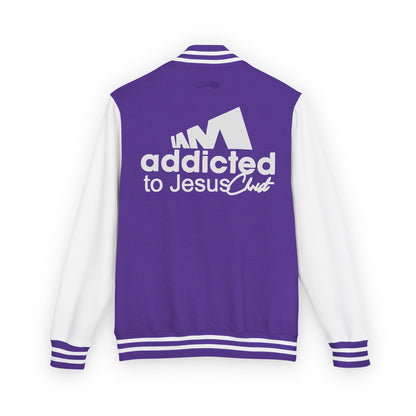 Letterman Jacket — "Addicted to Jesus" Christian Varsity Jacket