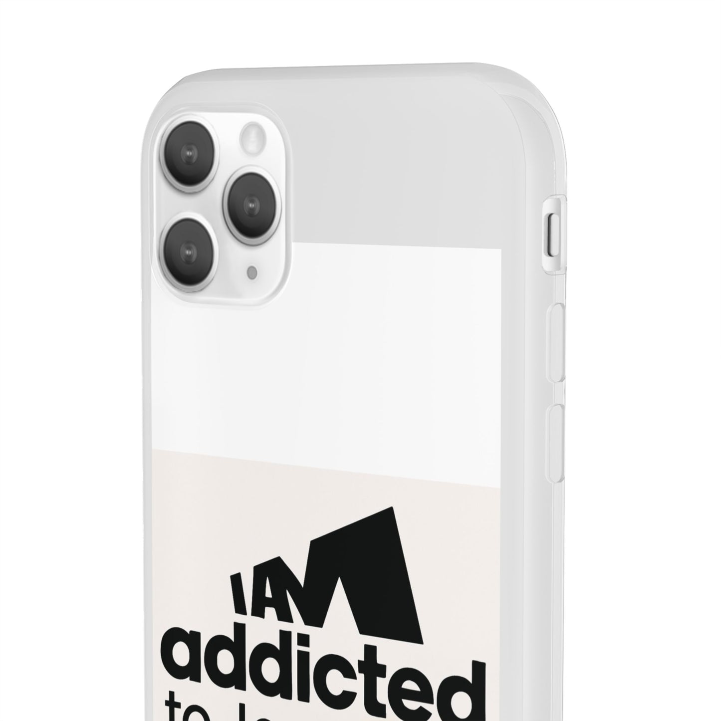 Phone Case — "I Am Addicted to Jesus Christ" Clear Protective Case