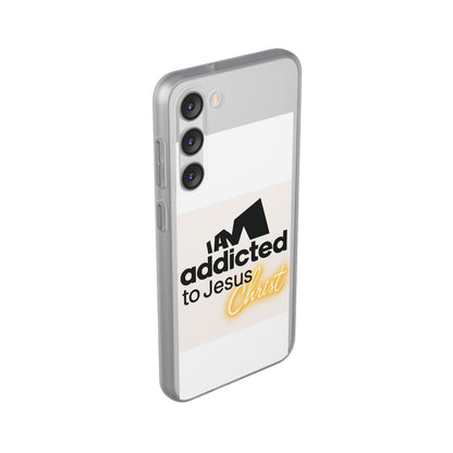 Phone Case — "I Am Addicted to Jesus Christ" Clear Protective Case